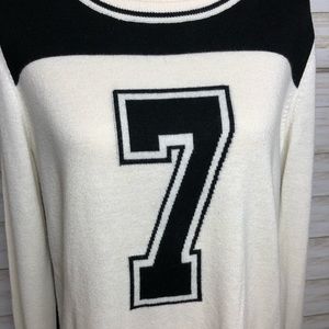 Banana Republic Black and White Seven Sweater